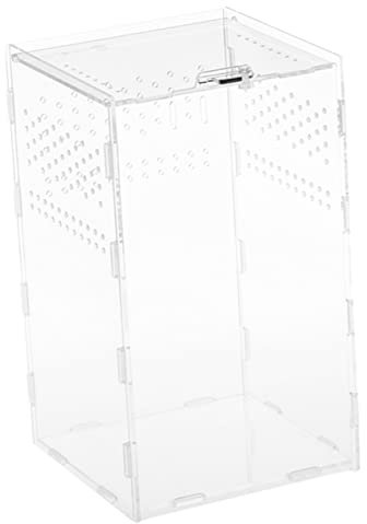 Warmhm 1Ensemble Terrariums Transparente pour Animaux De Compagnie Transparentes pour Reptiles Conteneurs