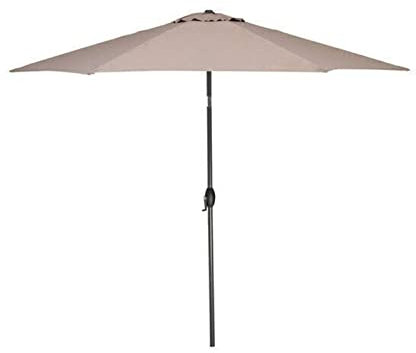 CCKUYT Ombrellone da Giardino, ombrellone da Esterno, 300 cm, ombrellone da Giardino, Parasole da Patio, ombrellone a manovella, Robusta Costruzione in Alluminio e Acciaio G