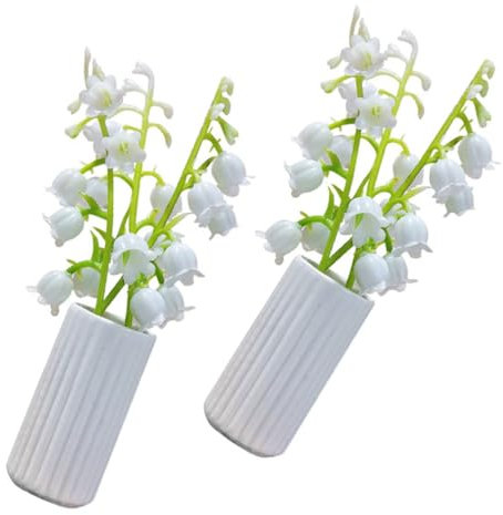 HANABASS 2pezzi Piante in Vaso in Miniatura Forma Bonsai Decorazioni Per Micro Paesaggi Accessori Per Case Delle Bambole Forniture Per Mini Case