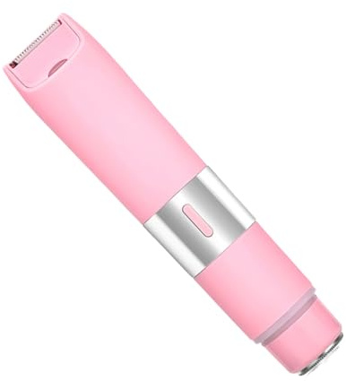 Recortador De Bikini Para Mujeres | Afeitadora Eléctrica Impermeable Con Doble Cabeza Para Uso Húmedo Y Seco,Maquinilla De Depilación De Zona Bikini | Para Cara Piernas