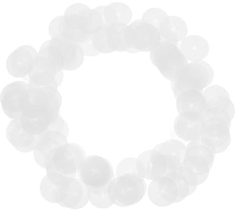 SHINEOFI 100 Pezzi Clip Fermagancio in Plastica Antiscivolo per Pannelli Forati, Accessori per Controllo Ganci Scaffale, Clip di Bloccaggio per Esposizione e Organizzazione Retail