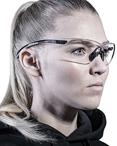 SolidWork SOLID. Schutzbrille mit deiner perfekten Passform | Arbeitsschutzbrille mit flexiblen Bügeln & Seitenschutz | Klare, kratzfeste, beschlagfreie & UV-schützende Gläser | Für Männer & Frauen