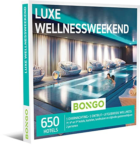 Bongo Luxe Wellnessweekend Cadeaubonnen Unisex-Adult, Veelkleurig, Eén maat