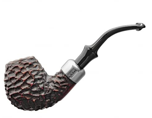Pfeife PETERSON PPP System Rustic B42 PL Metallring Lippenbiss