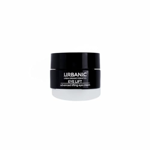 URBANIC Crema Contorno Occhi Antirughe, Caffeina e Centella Asiatica Eye Lift, Contorno Occhi Occhiaie e Borse 15 ml di prodotto, Schiarente Senza SLS, SLES e PEG