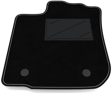 Automatte nur auf der Fahrerseite, 1 Stück, kompatibel mit Dacia Sandero 2012-2021| 1 maßgeschneiderter Teppich