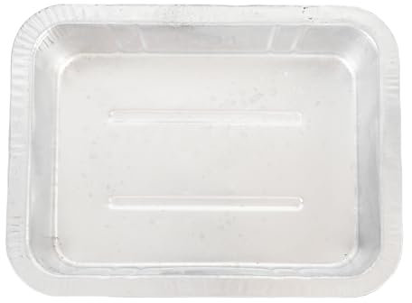 Fockety Oil Drip Pan, 11.2in Auto Oil Drip Tray Zinc Silver Galvanized Finish Steel Motorcycle Oil Catch Pan Silver Replacement Tray for Garage Machinery Supplies (3L)