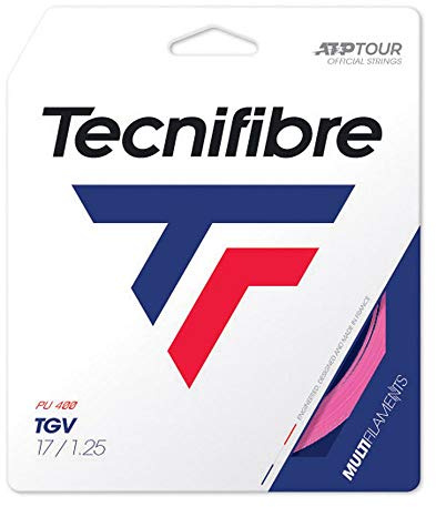 Tecnifibre Tgv L 12M Tennis Saitenset Multifil Pink 1,25