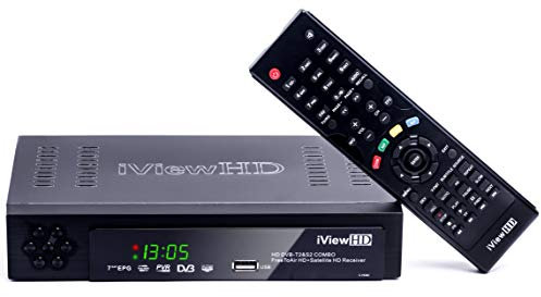 FULL HD COMBO Freeview HD + Satellite Receiver Compatible for Freesat and Sky Dish Records by a USB Memory stick. HDMI&SCART Out, USB WiFi Port Ready, 4in1