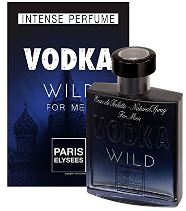 PARIS ELYSEES - Vodka Wild - Eau de Toilette Uomo - Aromatico e Legnoso - Arancia, Bergamotto - Vaporizzatore profumo uomo - 100ml