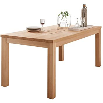 möbelando Küchentisch WZ-0315 aus Kernbuche in Natur geölt. Abmessungen (BxHxT) 200x76x100 cm