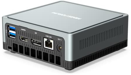 MINIS FORUM Mini PC UM700,AMD Ryzen 7 3750H 4-Kern-CPU 16 GB DDR4/512 GB SSD Mini Desktop Computer,HDMI/USB-C/DisplayPort,WLAN,USB3.1 * 3