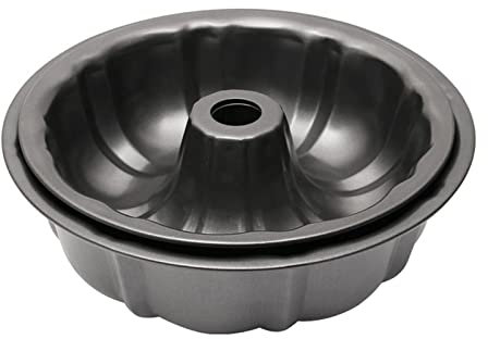 LUNCHS Molde Para Rosquillas Antiadherentes, Lata Para Pastel Con Anillo De Acero Al Carbono, Para Hornear En Horno, Reutilizable Suministros De Cocina (2 Unidades)