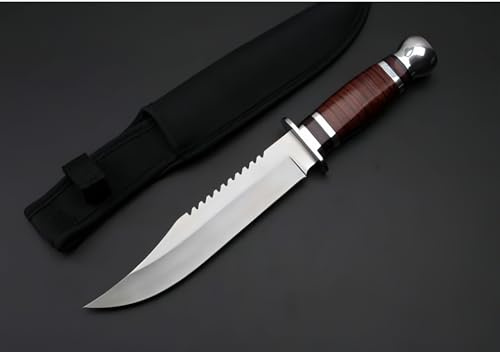 FARDEER Knife K025 Couteau à outils de camping en plein air survie tranchant avec étui Full Tang Couteau de ceinture