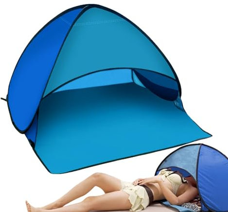 Strandmuschel - Schattenzelte | Ripari Strandmuschel für die Sonne | Camping Markisen | Strandmuschel | Pop-Up Baldachin mit Handyhalterung für Camping,