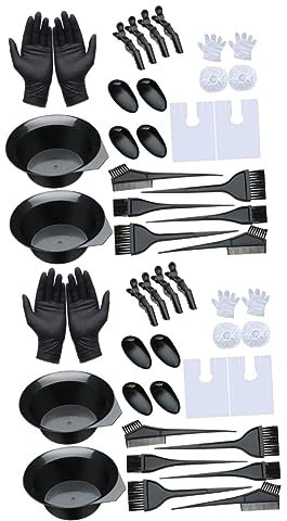 FRCOLOR 2 Sätze à Stück Werkzeug Zum Färben Von Haaren Haarfärbeset Ohrabdeckungen Für Haartrockner Haarfärbemittel-set Rührschüssel Für Haarfärbemittel Haarfärbeschale Haarfärbeumhang