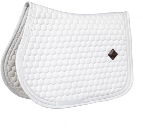 Kentucky - Schabracke Glitzer Band Springen Weiss/Weiss