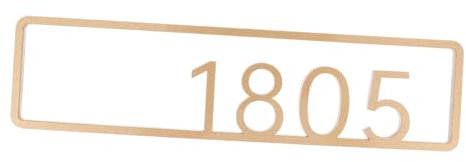 Gadpiparty Plate for House Address Adhesive Stick Numbers for Outdoor Street Address Numbers