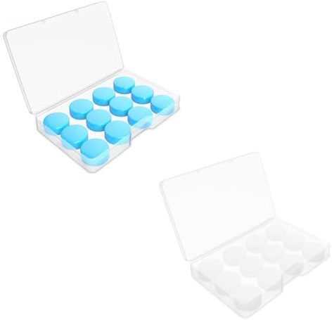 YPYMOD 12 Paia Tappi Orecchio Silicone tappo per Dormire, Antirumore Morbida Modellabile Riutilizzabile Donna, Uomo, Piscina