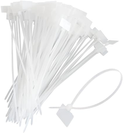 Ylinwtech Étiquettes Serre-Câbles en Nylon, 250 Pièces | Câble zip nylon serres,Attache cable electrique,Convient pour une utilisation à domicile et au bureau