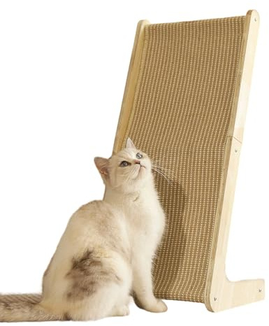 Tavola da grattare per gatti – palo da grattare interattivo in Sisal antiscivolo – Tavola da artigli Gatto da interno, per il riposo al pavimento, uso esterno, camera da letto, soggiorno e