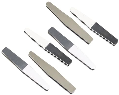 Amosfun 6 Pezzi Strumenti per Unghie in Spugna Resistente Portatile per Manicure e Riparazione Unghie Professionale