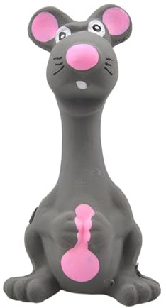 Hundespielzeug Latex Quietscher - Weiche Maus Form | Kauspielzeug Für Kleine Hunde & Welpen, Maschinenwaschbar 28g Leichtes Gummispielzeug Für Interaktives Spielen Zahnpflege Quietschspielzeug
