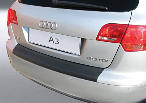 Aroba AR4361 Ladekantenschutz kompatibel mit Audi A3 Sportback 8PA ab BJ. 8.2004-5.2008 Stoßstangenschutz passgenau mit Abkantung ABS Alu Optik