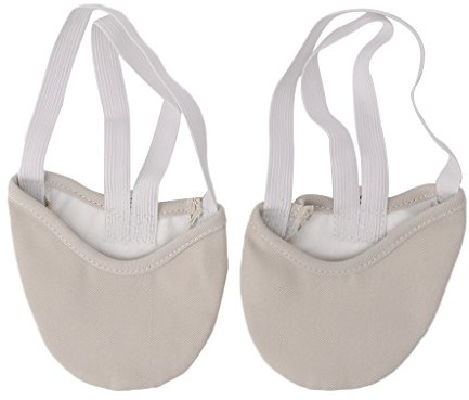 fatteryu Demi-Simili Cuir Semelle Ballet Pointe Chaussures de Danse Rythmique Gymnastique Pantoufles Abricot S