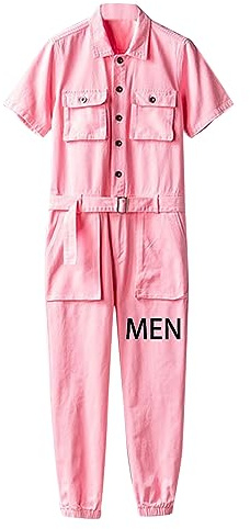 Snoly Unisex Short Sleeve Button-Front Flight Suit, Twill Stain & Wrinkle Resistant Work Coverall, Action Back Jumpsuit