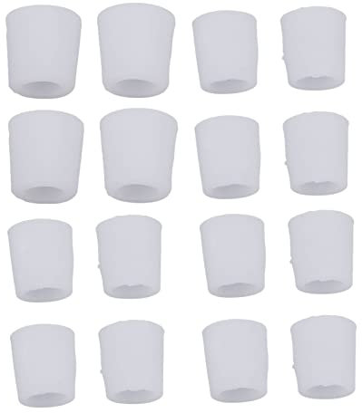 Tubo de Cojín para los Dedos del Pie, 8 Pares de Fundas de Silicona para los Dedos de los Pies para Hombres Y Mujeres, Funda Protectora para Aliviar el Dolor de los Dedos de los Pies para Ampol