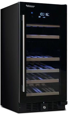 Datron, Cantinetta Vino Doppia Temperatura, Luxury 32 bottiglie, Assistenza Italiana, Vetrina Frigo Elegante e Professionale, Bassa Rumorosità, Consumi Energetici Ridotti