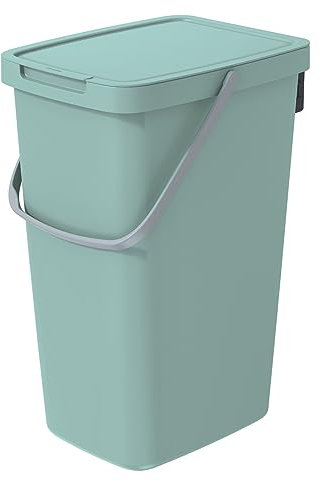 Keden Systema Q Cubo de Basura Cubo de Reciclaje (20L, Verde Claro)