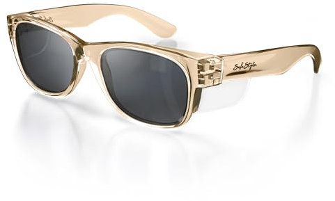 SafeStyle Classics - Gafas de seguridad polarizadas con marco champán