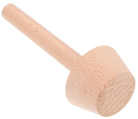 PRETYZOOM Holz-eiertörtchen-pressform Mittelgroß Glatte Oberfläche Natürlicher Holzfarbton Handliches Backwerkzeug Für Einfache Und Effiziente Teigformung in Küche Und Bäckerei Geeignet