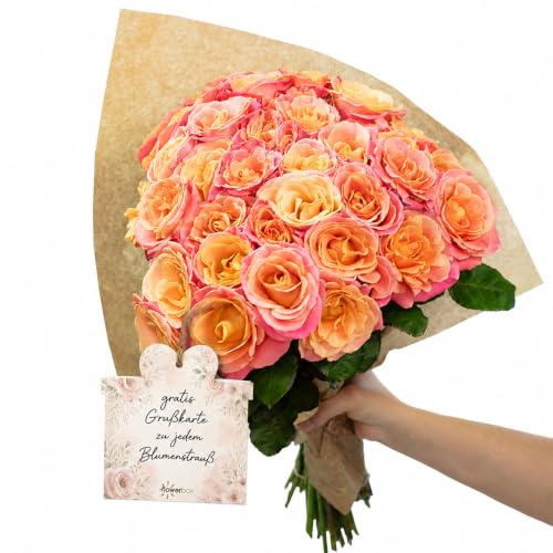 Blumenstrauß 'Miss Elegance' - 40 Stiele - Stiellänge ca. 50 cm - Strauß frischer Rosen