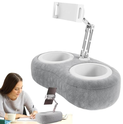 Snuggle Pillow - Throwpillow Stand, Screen Cushion Phone Holder, Kindel Stand | Bed Tablet Phone Pillow Holder with Snack Bowl, Tabl Stand