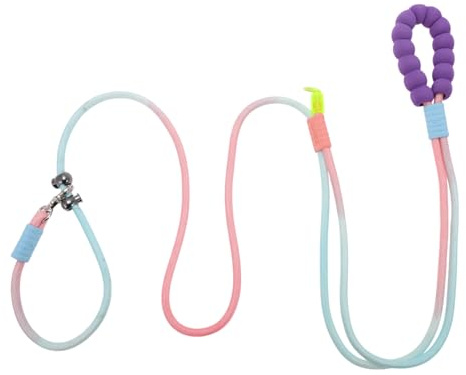 CAPASTEC Laisse pour Chien sans Mains, Laisse Ajustable Multifonction À Taille Bandoulière, Laisse Course 2,5M 8,2Ft, Poignée Mousse Chien Petite, Moyenne Grande Taille, Rose Bleu Violet