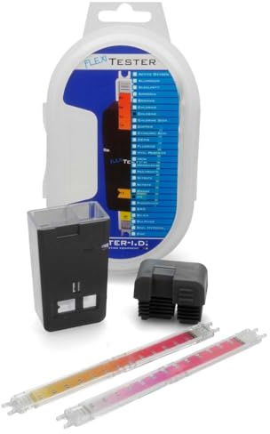 Water-i.d. FlexiTester Basis-Set Chlor/pH - Semiprofessioneller Pooltester mit Messstäben - Chlor 0,0–5,0 mg/l & pH 6,5–8,4 - inkl. DPD 1 & Phenol Red RAPID Tabletten