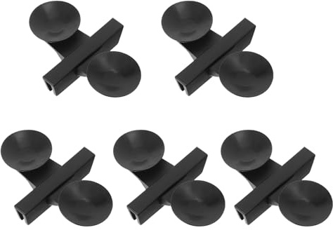 iplusmile 5pcs Aquarium Divider Suction Cups with Plastic Clips for Glass Surfaces and Fish Tanks Easy Installation Abs Material Tank Separator Clips Breeding Pet
