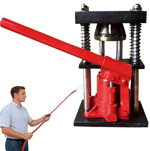 AVSMGP Crimpatrice Per Tubi Idraulici A Martinetto, Pressa Idraulica Banco Per Tubi Da 6 A 32Mm- Utensile Idraulico Manuale Per Crimpatura Uso Intensivo Per Uso Agricolo E Industriale,8 Teeth