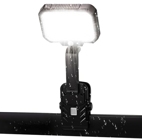 Solar Clip Light,3 Modes Waterproof Yard Lamp | Foldable Solar Motion Sensor Outdoor Lights,for Patio Garden Balcony Yard Pathway Railing Driveway