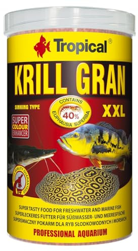 Tropical Krill Gran XXL 1000ml/500g Futter mit Krill zum Färben von Allen fressenden und fressenden Fischen