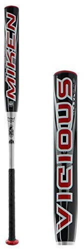 Miken 2019 Vicious ASA/USSSA Softball-Schläger mit Endbelastung, langsamer Tonabstand MPAV19 MPAV19, 34 27 oz.