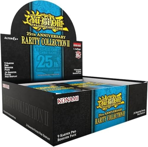 Yu-Gi-Oh! Trading Card Game 25th Anniversary Rarity Collection II Display – 1. Auflage – Deutsche Ausgabe