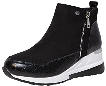Generisch damen schuhe saleWinterstiefel Damen Einfarbige Mid Calf Cowboy Stiefel Stylisch & Praktisch Winterstiefel Damen Casual Spitze Zehe Klobi angebote tages blitzangebote