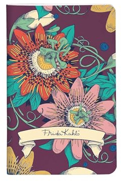 Clairefontaine - 116210C - Mini Notebook Floral Frida Kahlo - 7.5x12cm 48 Plain Pages Ivory Paper 90g - Frida Kahlo Collection - 4 visuals, random delivery
