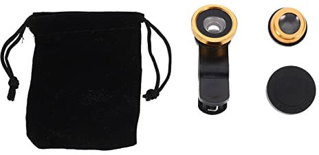 OSALADI 2 Sätze Fischauge Aufsteckbares Telefonkameraobjektiv Makro Weitwinkel Handyobjektiv Für Landschaftsaufnahmen Und Selbstporträts