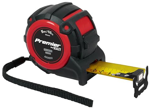 Sealey Premier Mètre ruban extra large 5 m x 32 mm métrique/impérial – AK9850