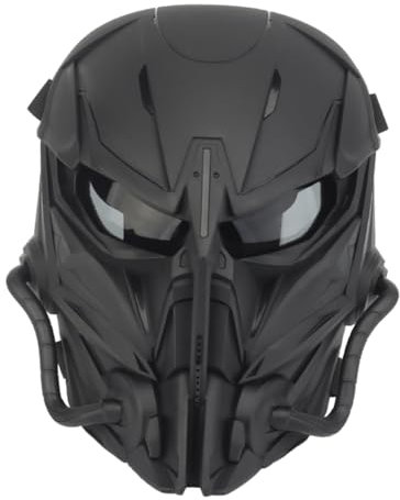 BESPORTBLE Vollgesicht Maske Für Cosplay Und Outdoor-aktivitäten Robuste Praktische Tragbare Maske Mit Einstellbarem Kopfband Für Cs-spiele Und Schutz Dekoratives Accessoire in